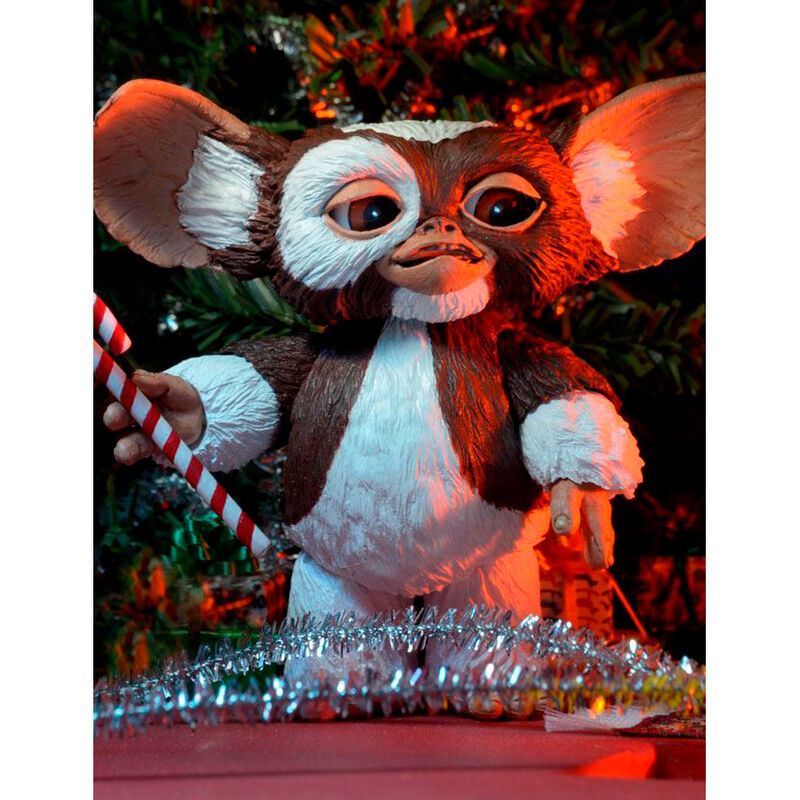 Figura articulada de Gizmo de Gremlins en tonos marrón y blanco - 5