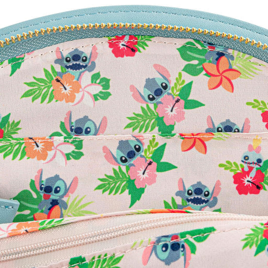 Bolso bandolera Stitch Disney Loungefly azul turquesa - 5