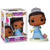 Figura Funko POP! Disney Princess Tiana con vestido azul y tiara