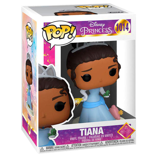 Figura Funko POP! Disney Princess Tiana con vestido azul y tiara - 3