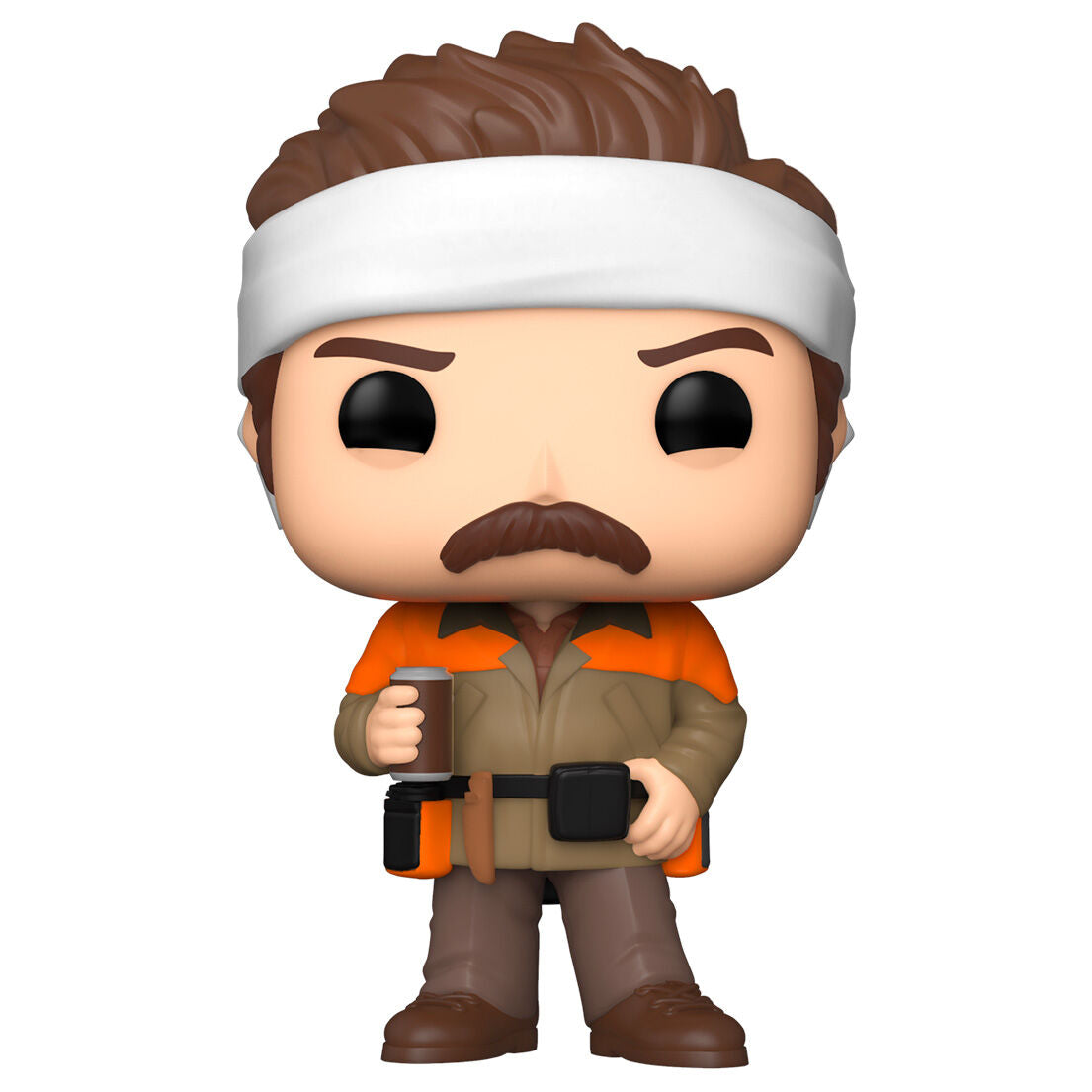 Figura Funko POP! Hunter Ron de Parks and Recreation en caja con ventana - 3