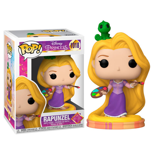 Figura Funko POP! de Rapunzel con Pascal, paleta y pincel - 2