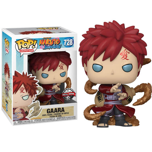 Figura Funko POP! metálica de Gaara de Naruto Shippuden con caja
