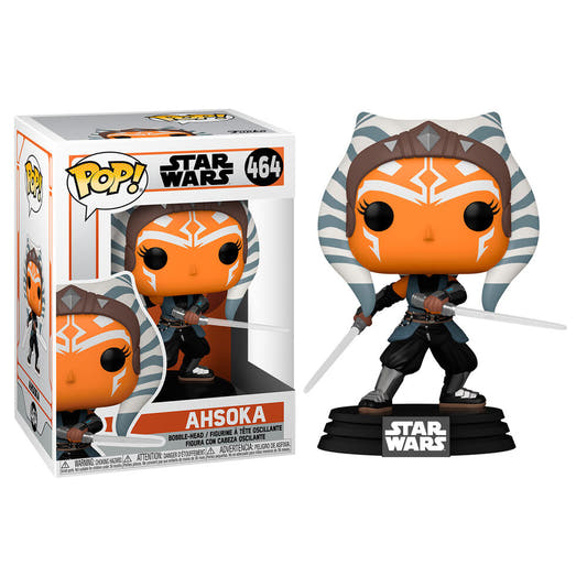 Figura Funko POP! de Ahsoka con sables en caja con ventana - 2