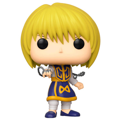 Figura Funko POP! de Kurapika de Hunter x Hunter con uniforme azul y dorado