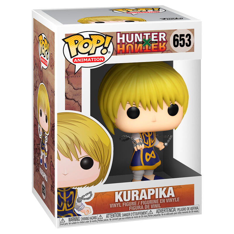 Figura Funko POP! de Kurapika de Hunter x Hunter con uniforme azul y dorado - 2