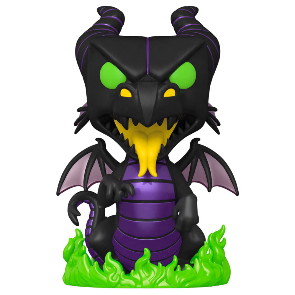 Figura Funko POP! Maleficent Dragon con alas y llamas verdes