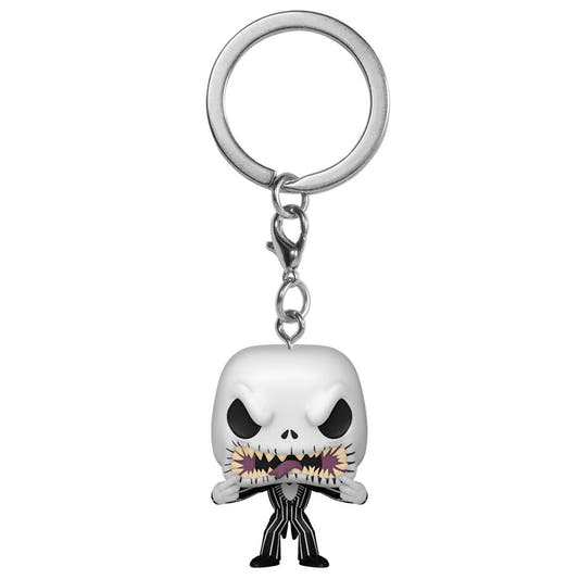 Llavero FUNKO Pocket POP de Jack Scary Face con traje de rayas