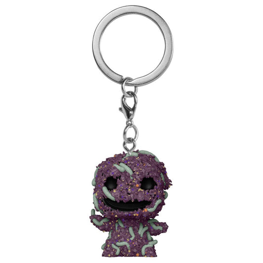 Llavero Pocket POP FUNKO de Oogie Bugs en morado y verde
