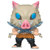 Figura Funko POP! de Inosuke Hashibira con máscara de jabalí y dos espadas