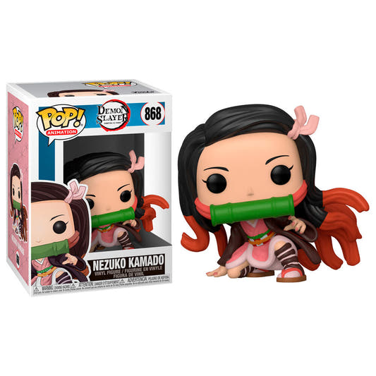 Figura Funko POP! de Nezuko Kamado con tubo de bambú - 2