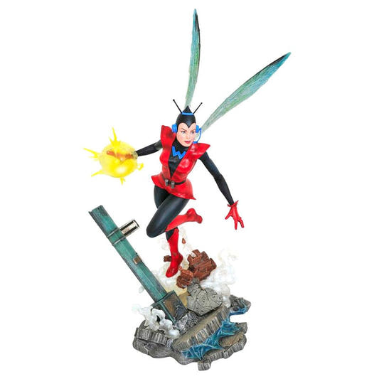 Estatua Wasp Marvel Gallery de Diamond Select con alas extendidas