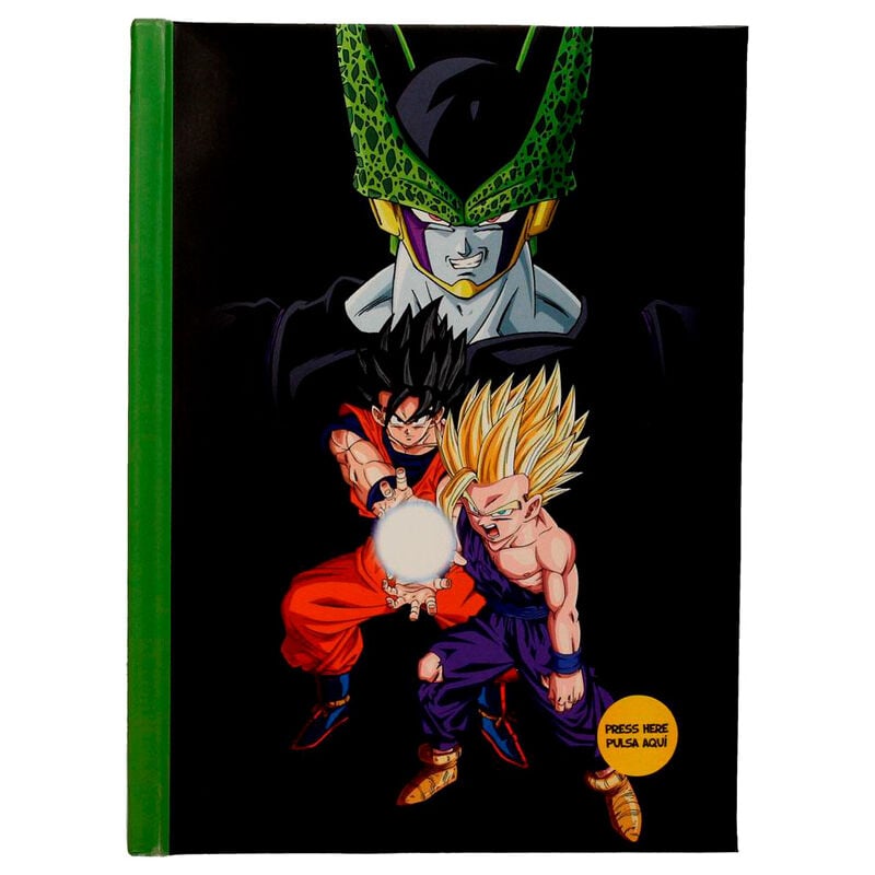 Cuaderno A5 Dragon Ball Z Cell Final Battle con portada luminosa