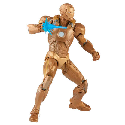 Figuras articuladas de Happy Hogan e Iron Man Mark XXI de 15 cm - 3