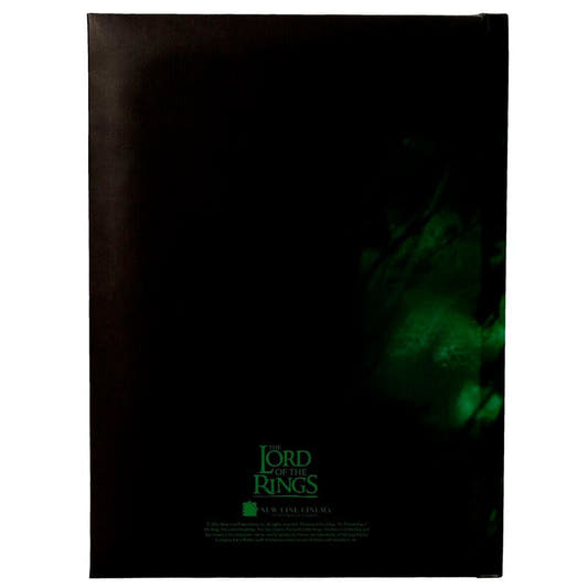 Cuaderno A5 de El Señor de los Anillos con diseño del Anillo Único y luz - 2