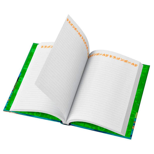 Cuaderno A5 Dragon Ball Z con Goku en Namek y luz - 4