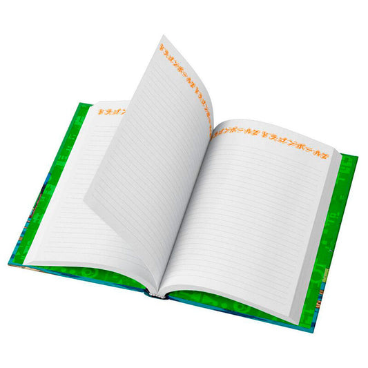 Cuaderno A5 Dragon Ball Z con Goku en Namek y luz - 4