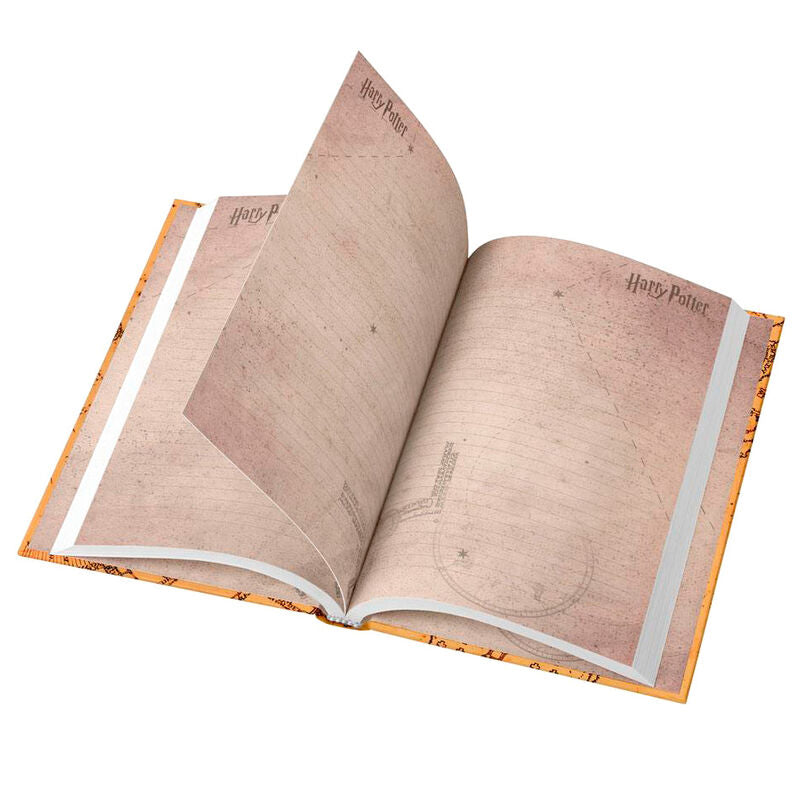 Cuaderno A5 de Harry Potter con portada del Mapa del Merodeador - 4