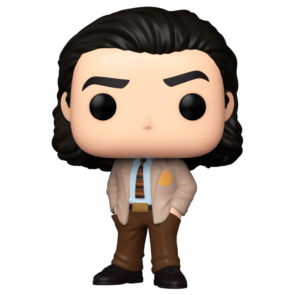 Figura Funko POP! de Loki con chaqueta clara y corbata