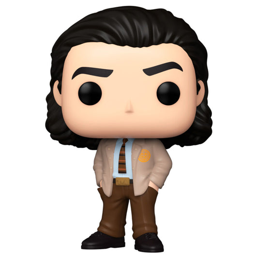 Figura Funko POP! de Loki con chaqueta clara y corbata