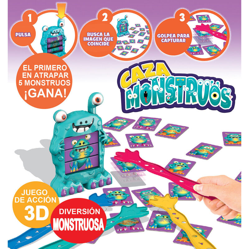 Caja del juego Caza Monstruos de EDUCA BORRAS - 2