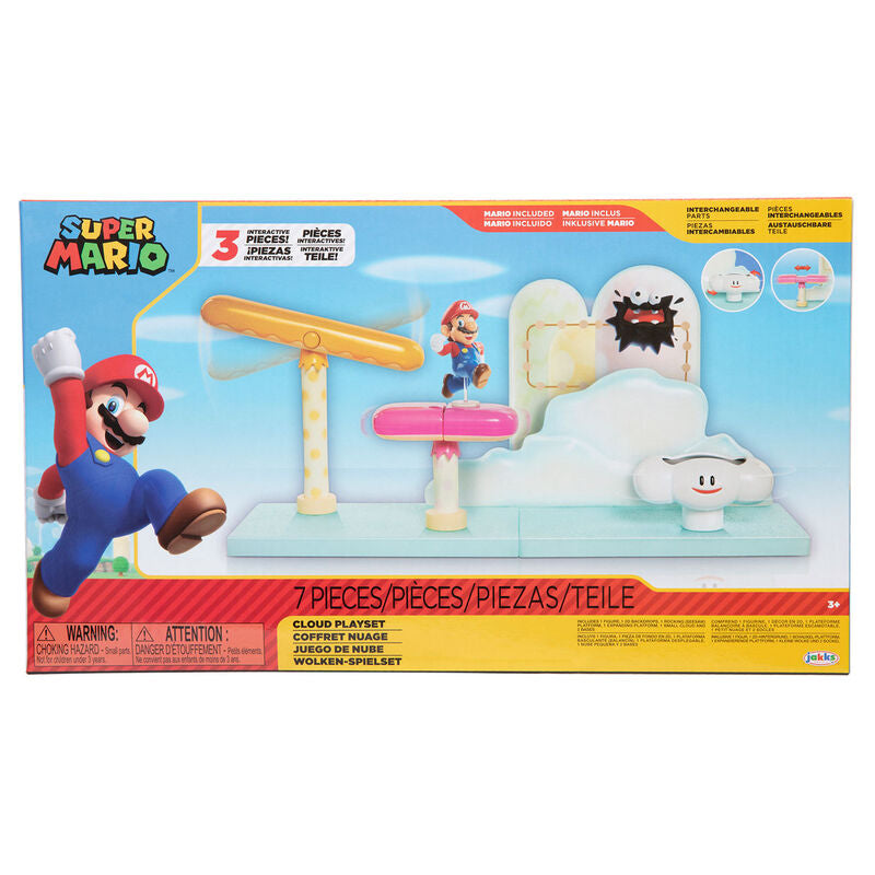 Playset Nube de Super Mario con figura de Mario - 2
