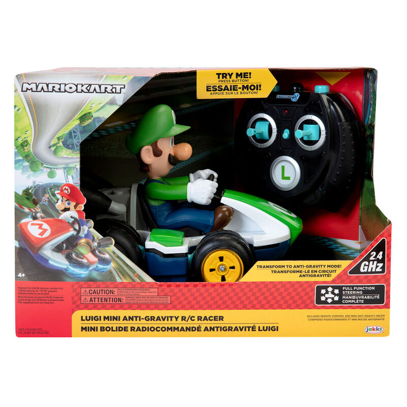 Coche Mini RC Racer de Luigi de Mario Kart con mando - 2
