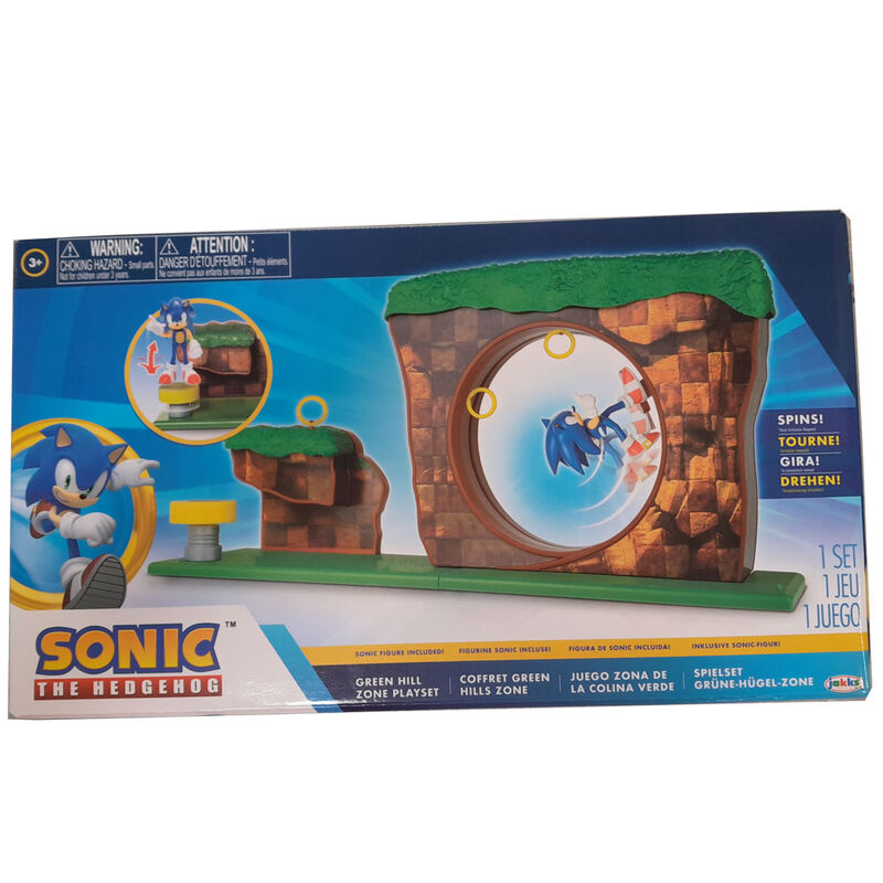 Playset La Colina Verde de Sonic con figura y bucle - 2
