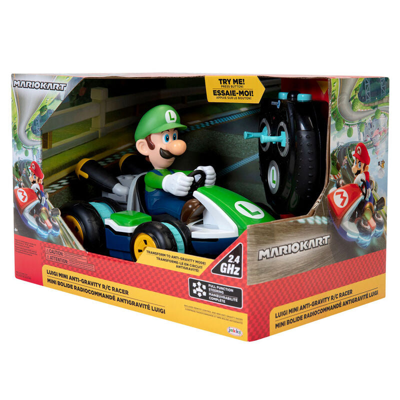 Coche Mini RC Racer de Luigi de Mario Kart con mando