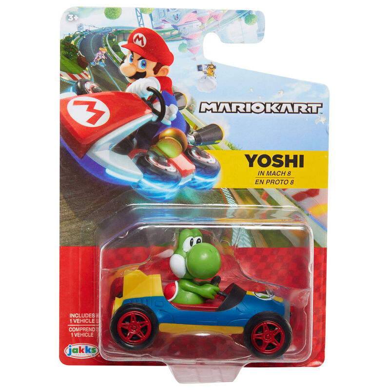 Figuras Mario Kart Racers de 6 cm en karts surtidos - 5