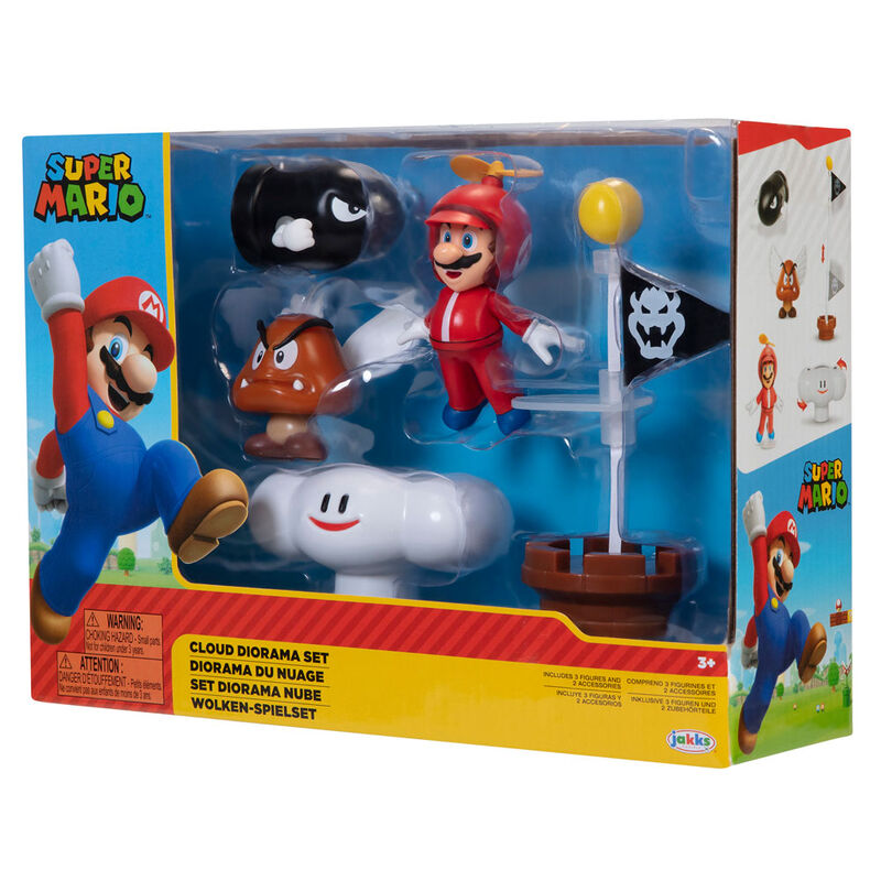 Set diorama Nube de Super Mario con figuras y accesorios - 6