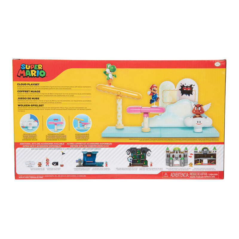 Playset Nube de Super Mario con figura de Mario - 7