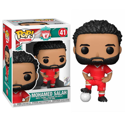 Figura Funko POP! de Mohamed Salah con uniforme del Liverpool y balón - 2