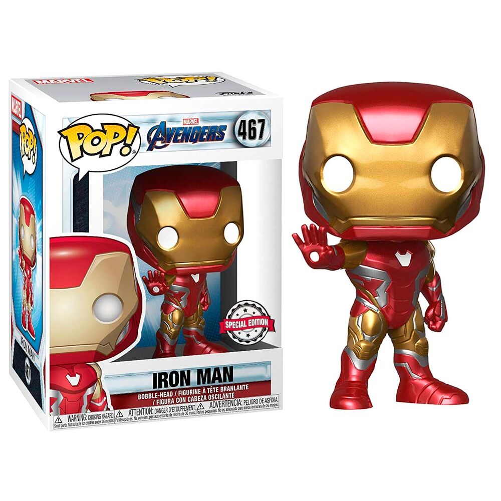 Figura Funko POP! de Iron Man de Avengers: Endgame con caja