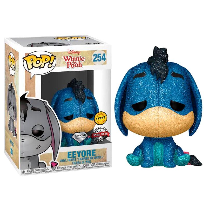 Figura Funko POP! de Eeyore de Winnie the Pooh con acabado azul brillante