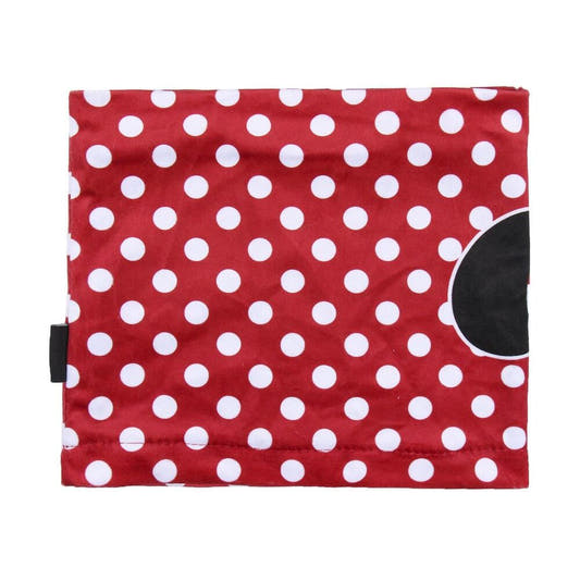 Braga de cuello infantil roja de Minnie Disney con lunares blancos - 2