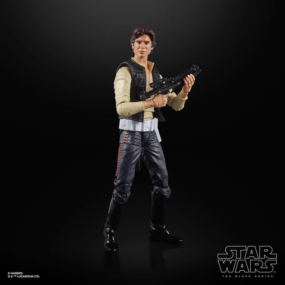 Figura articulada de Han Solo Star Wars Black Series con bláster - 3