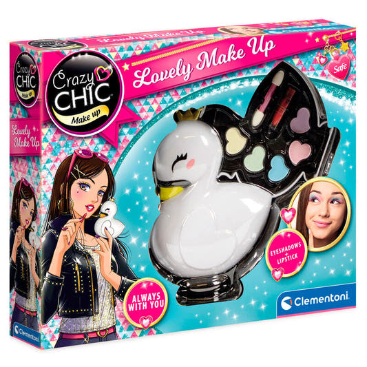 Estuche de maquillaje Crazy Chic con forma de cisne