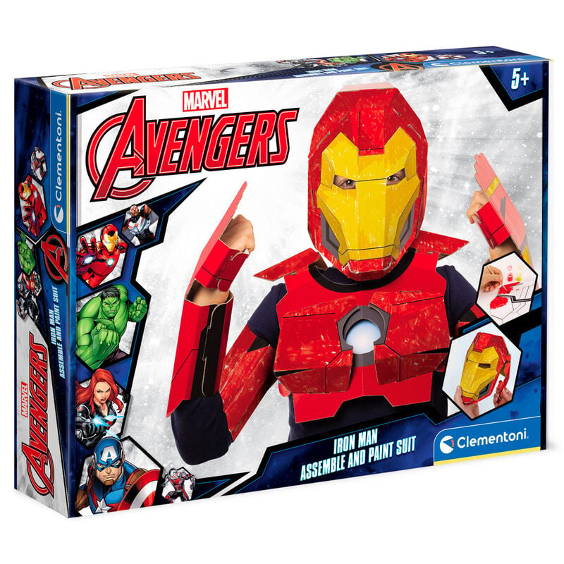 Kit Clementoni de máscara de Iron Man Avengers para montar