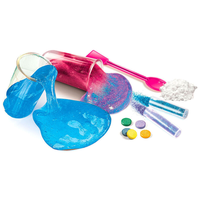 Caja del laboratorio Clementoni Mini Sliming Lab para crear masas elásticas y coloridas - 5