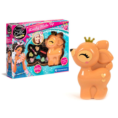 Estuche de maquillaje Crazy Chic con forma de cervatillo y paleta de sombras - 2