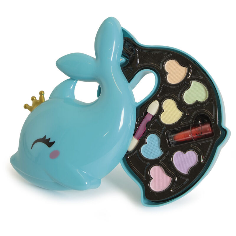 Estuche de maquillaje Crazy Chic con forma de delfín turquesa - 3