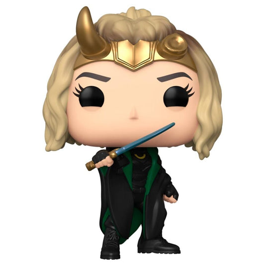 Figura Funko POP! de Sylvie de Loki con corona y espada