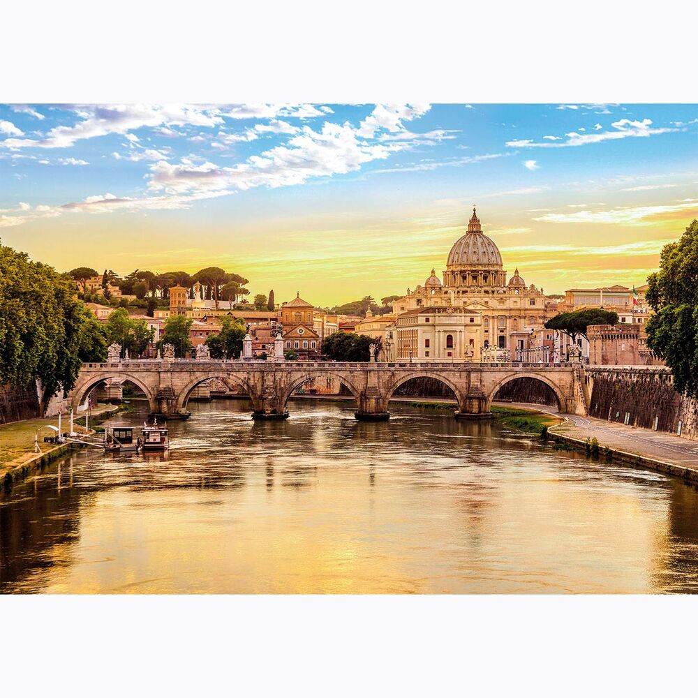 Puzzle Clementoni de 1500 piezas con paisaje panorámico de Roma - 2
