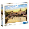 Puzzle Clementoni de 1500 piezas con paisaje panorámico de Roma