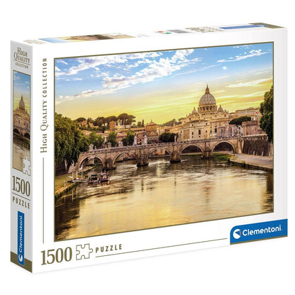 Puzzle Clementoni de 1500 piezas con paisaje panorámico de Roma