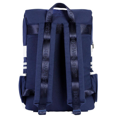 Mochila azul marino Oxford Academy con escudo de Hogwarts - 3