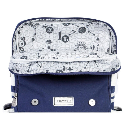 Mochila azul marino Oxford Academy con escudo de Hogwarts - 6