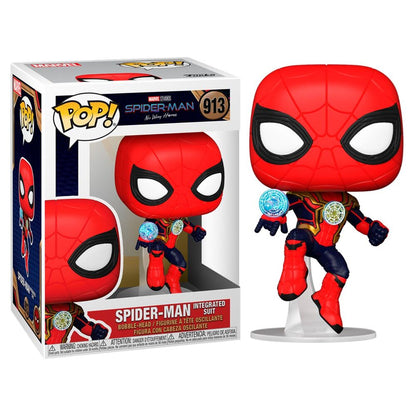 Figura Funko POP de Spider-Man Integrated Suit con traje rojo y negro - 2