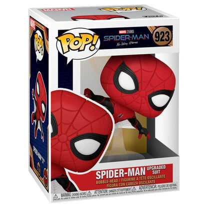 Figura Funko POP! Spider-Man Upgraded Suit en pose de acción - 2